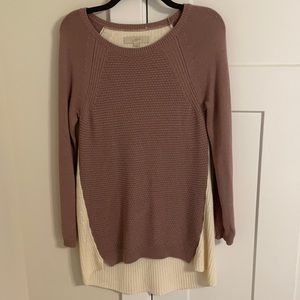 Two tone sweater